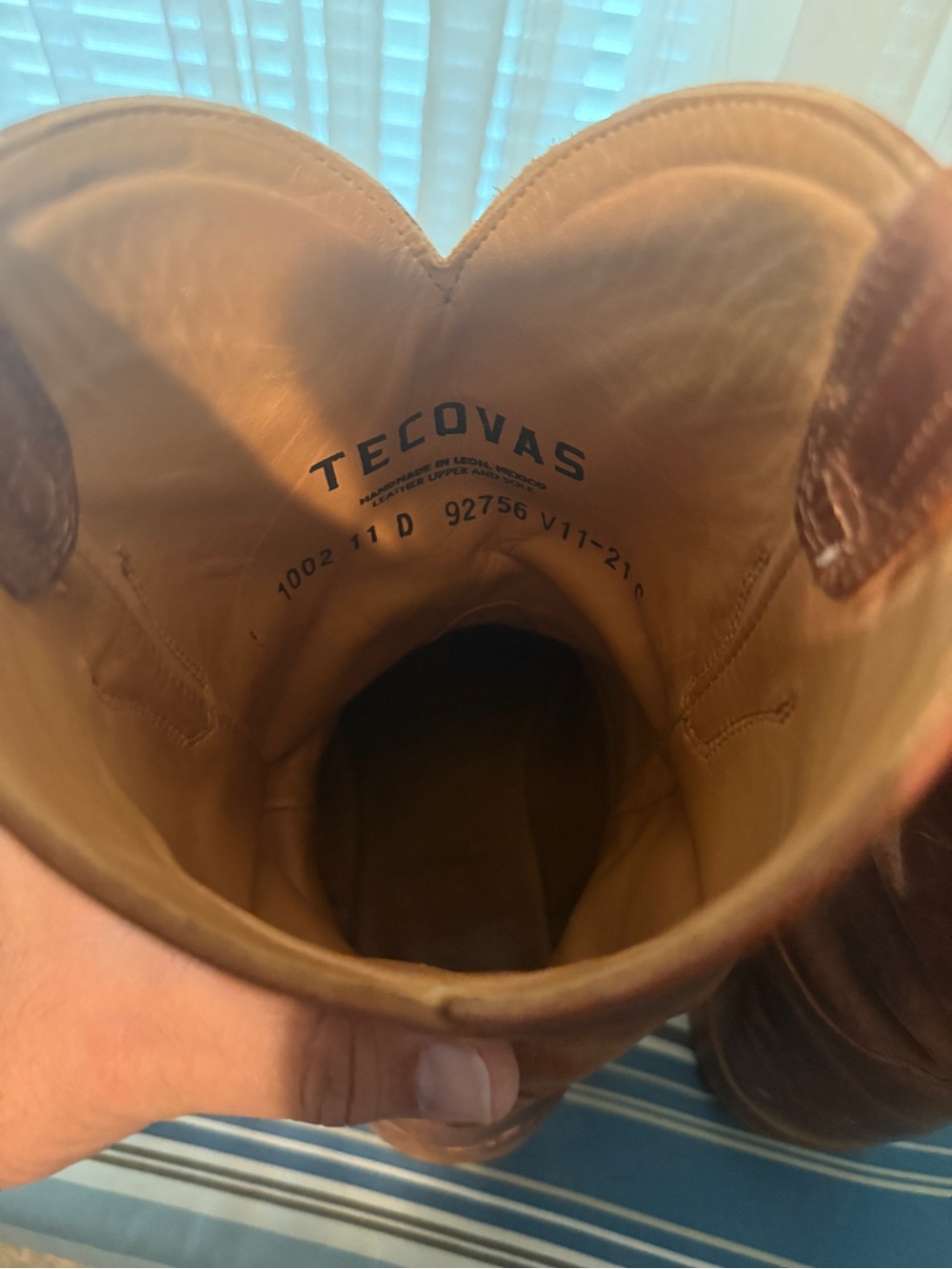 Tecovas The Earl Scotch Goat Roper Boots USED Size 11 - Picture 3 of 7